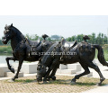 Escultura de bronce caballo grande en venta